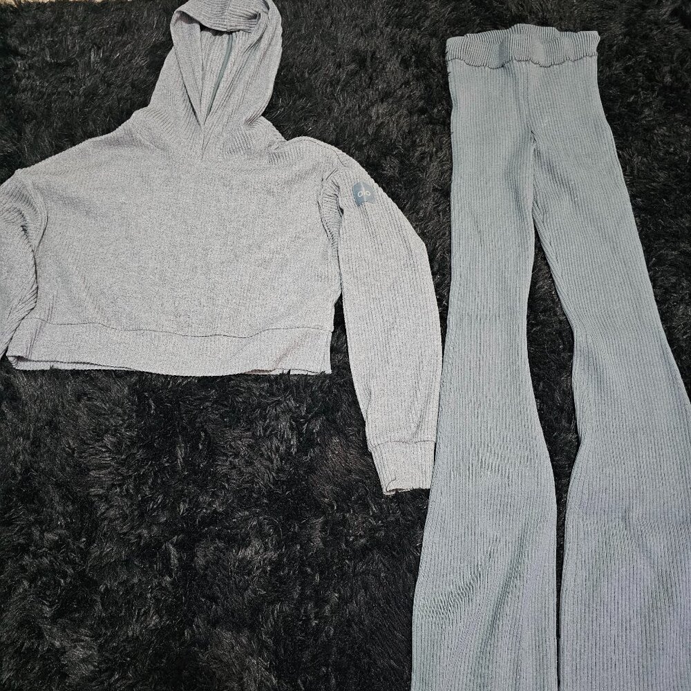 Alo Yoga Set Steel Grey